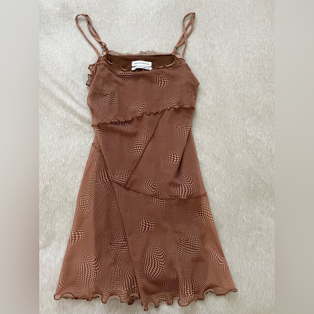 Urban outfitters brown dress